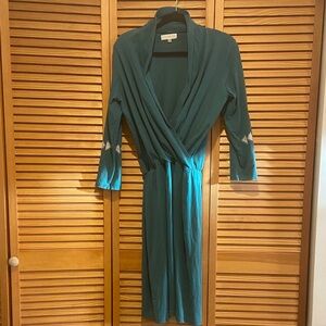 Synergy Organic Clothing Teal Long Sleeve Dress